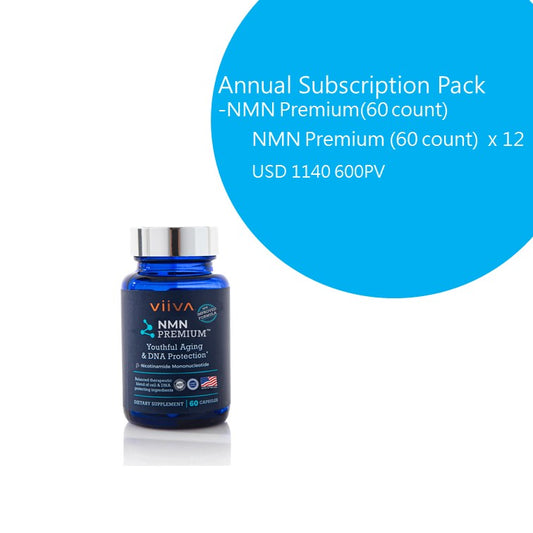 870037/Annual Subscription Pack-NMN Premium(60 count)